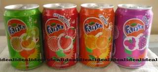 FANTA grape regular soda CAN set Thailand NEW coca cola  
