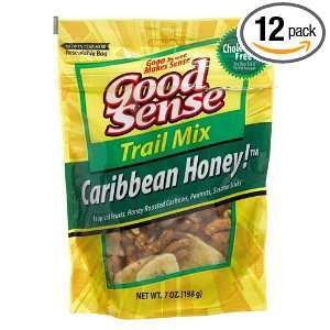 Good Sense Trail Mix, Caribbean Honey Snack Mix, 7 Ounce Bags (Pack 