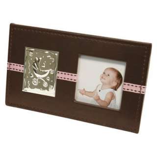 Stephan Baby Brown, Pink, Silver Frame   Pink Leatherette.Opens in a 