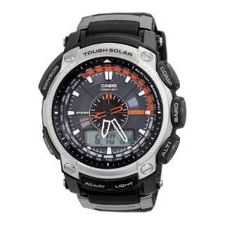 Casio Mens PAW5000 1 Pathfinder Solar Power Blue Dial Watch
