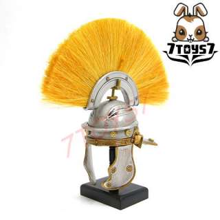   set roman gladiator helmet diecast metal cuirass plate armor plastic