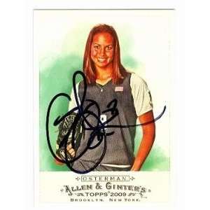  Cat Osterman Autographed/Hand Signed 2009 Allen & Ginters 