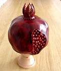   ARMENIAN WOODEN HAND MADE CARVED POMEGRANATE DESK SOUVENIR GIFT