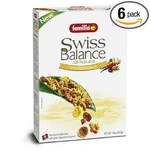 Familia Swiss Balance Vanilla Crunch Cereal, All Natural, 16 Ounce 