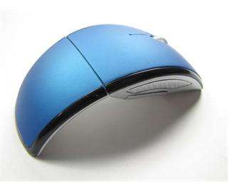 USB Wireless Cordless Mice Fold Arc PC Laptop Mouse 10M  