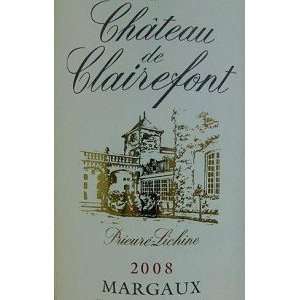  Chateau De Clairefont Margaux 2008 750ML Grocery 