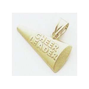  Cheerleaders Megaphone Charm   M2224 Jewelry