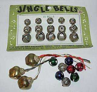 Vintage Lot Craft Items Birds Picks Pink Chenille Sticks Jingle Bells 