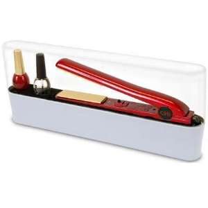 CHI 24K Red Holiday CHI Flat Iron with 2 Nail Lacquers, Farouk Systems 