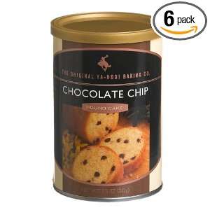 The Ya Hoo Baking Co. Chocolate Chip Pound Cake, 7.5 Ounce Tins (Pack 