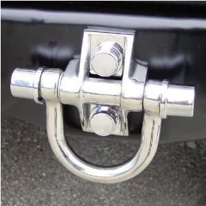   Rear Tow Hooks w/ Chrome Plastic Bolt Covers, for the 2005 Hummer H2