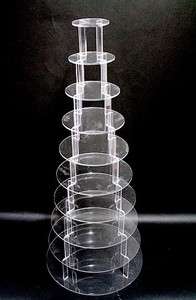 10 TIER ACRYLIC CUPCAKE STAND   NEW & CHEAP  