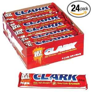 Necco Clark Bars, 2.1 Ounce (Pack of 24)  Grocery 