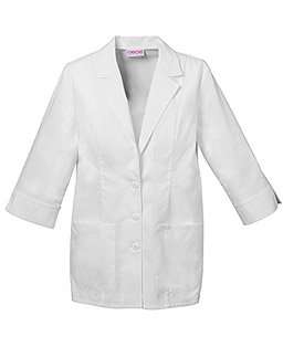    Cherokee Poplin 3/4 Sleeve Lab Coat Scrub Lab Coats Clothing
