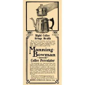   Meteor Coffee Percolator Pot   Original Print Ad