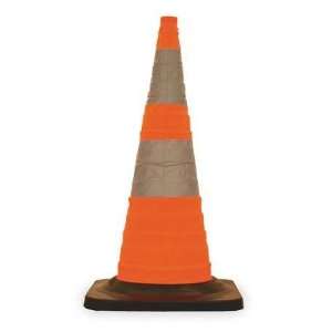 JACKSON SAFETY 22944 Collapsible Traffic Cone,Org,Rubber Base  