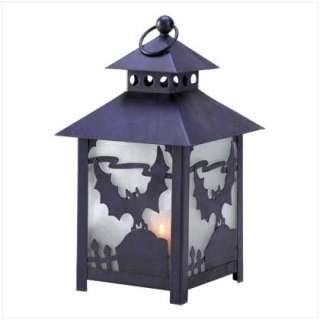 Spooky Bat Tealight Lantern Candle Holder Halloween  
