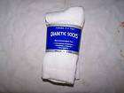 Diabetic Quarter Socks, Size 10 13, White, 12 Pair  