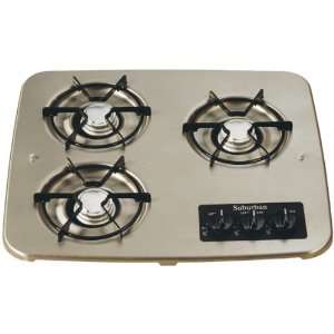  Suburban 2938AWH White 3 Burner Cooktop Automotive