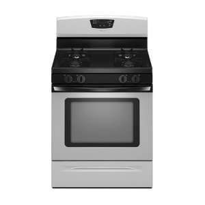  Amana 30 In. Stainless Look Freestanding Gas range 