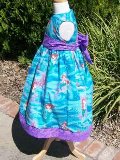 NEW Disney Ariel Little Mermaid Dress Custom Size 2 8  