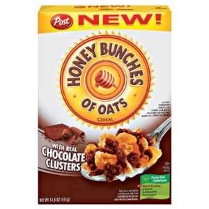 Post Honey Bunches Of Oats with Real Chocolate Clusters Cereal 14.5 oz