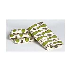  Cotton Napkins Eco Friendly Set of 4 with Catepillar 