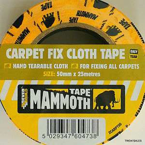 50mm Heavy Duty Double Sided Carpet Adhesive Cloth Tape  