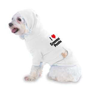  I Love/Heart Crossword Puzzles Hooded T Shirt for Dog or 