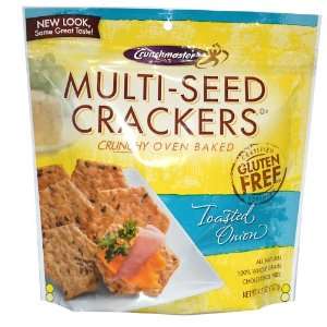 Multi Seed Crackers, Toasted Onion, 4.5 oz (127 g)  