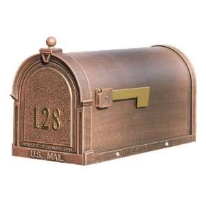  Berkshire Curbside Mailbox with Front Numbers, Copper 