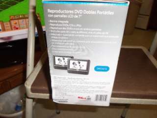 RCA DRC6272 Twin Mobile DVD Players 7 LCD Displays 62118462729  