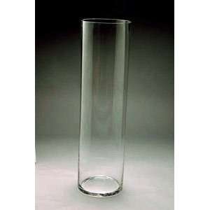  5.7 x 26 Cylinder Glass Vase   Case of 4