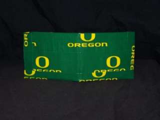 Oregon DUCKS Duck Tape Wallet Pocket Mens Boys Custom Made NEW  
