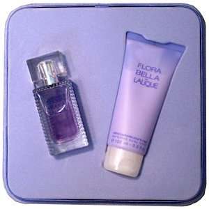 Lalique Flora Bella Eau De Parfum & Perfumed Body Lotion Ribbon Boxed 
