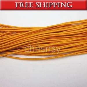 Bundles Cord String Wire Elastic Nylon Jewelry Bracelet Orange 1mm 