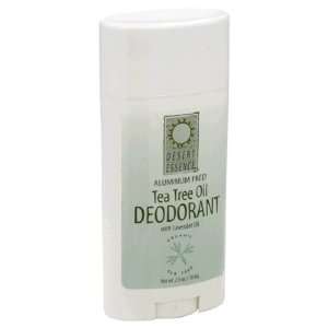 com Desert Essence Tea Tree Oil Deodorant with Lavender Oil   2.5 oz 