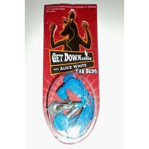  Get Down Under with Alice White Ear Buds    Factory Sealed 