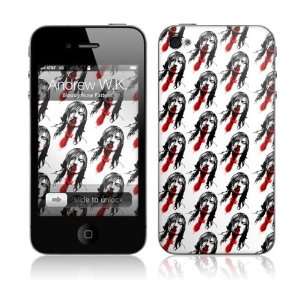   AWK10133 iPhone 4  Andrew W.K.  Bloody Nose Pattern Skin Electronics