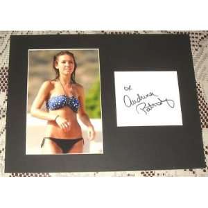  Sexy Audrina Patridge SIGNED Matted INDEX CARD 9x12 COA 