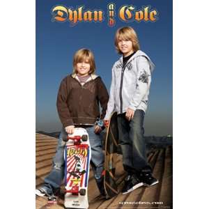  DYLAN AND COLE SKATE POSTER 24 X 36 SPROUSE #8719