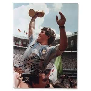 Icons Diego Maradona Lifting the World Cup Photo Sports 