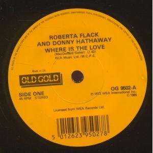   VINYL 45) UK OLD GOLD 1985 ROBERTA FLACK AND DONNY HATHAWAY Music
