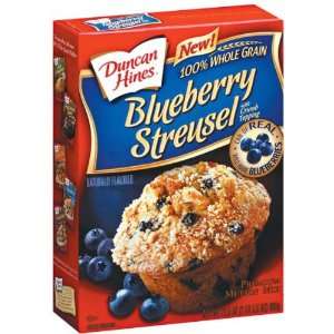 Duncan Hines Blueberry Streusel Muffin Mix   12 Pack  