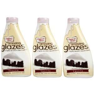 Duncan Hines Amazing Glazes, Vanilla, 10 oz, 3 pk  Grocery 