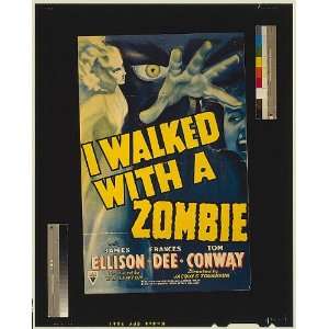   walked with a zombie,Frances Dee,Tom Conway,Poster