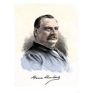  US President Grover Cleveland, with His Autograph Premium 