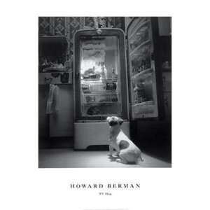 TV Dog Howard Berman. 19.75 inches by 27.50 inches. Best Quality Art 