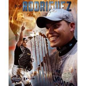 Ivan Rodriguez  2003 World Series Trophy   Portrait Plus , 8x10