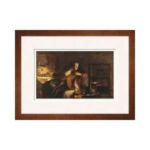  James Watt With The Newcomen Engine Framed Giclee Print 